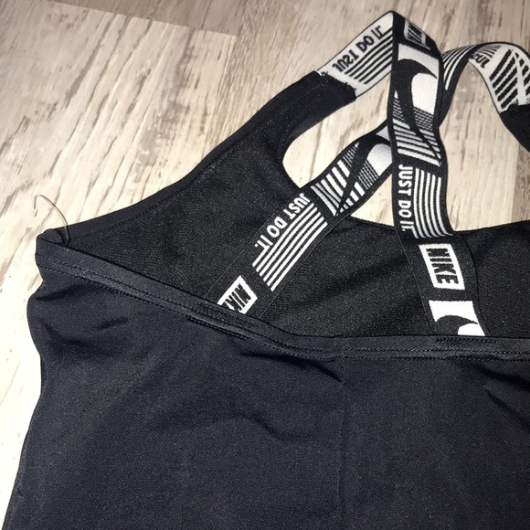 Nike Just do it black and white one piece bathing suit size M 10/12 yrs old kids - Picture 10 of 13